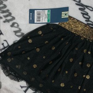 OshKosh B'gosh Bottoms - Gold and Black Tutu Skirt OshKosh B'gosh Bottoms - Gold and Black Tutu Skirt